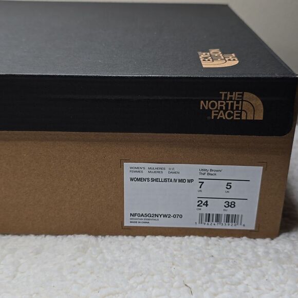 NIB THE NORTH FACE Shellista IV Mid Lace Size 7 - Picture 8 of 8